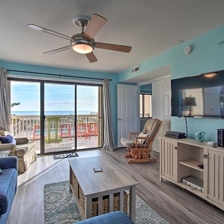 Ocean-View Condo With Deck, Steps To Carolina Beach! Exterior photo