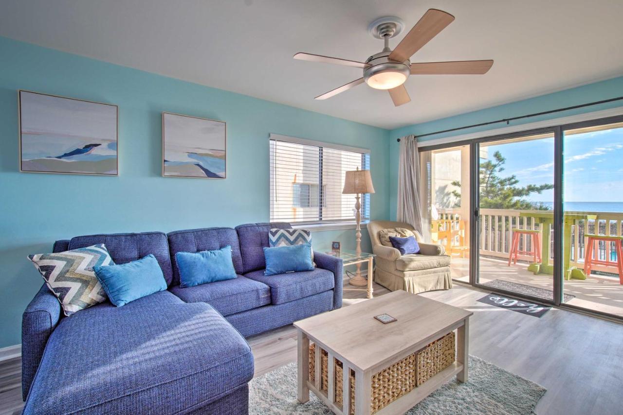 Ocean-View Condo With Deck, Steps To Carolina Beach! Exterior photo