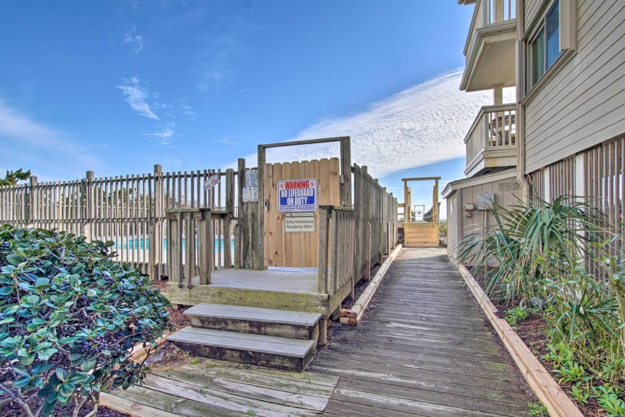 Ocean-View Condo With Deck, Steps To Carolina Beach! Exterior photo