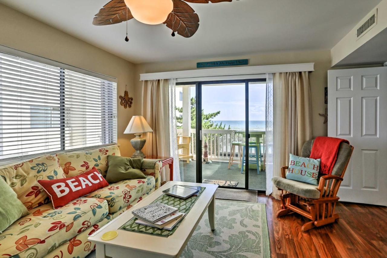 Ocean-View Condo With Deck, Steps To Carolina Beach! Exterior photo