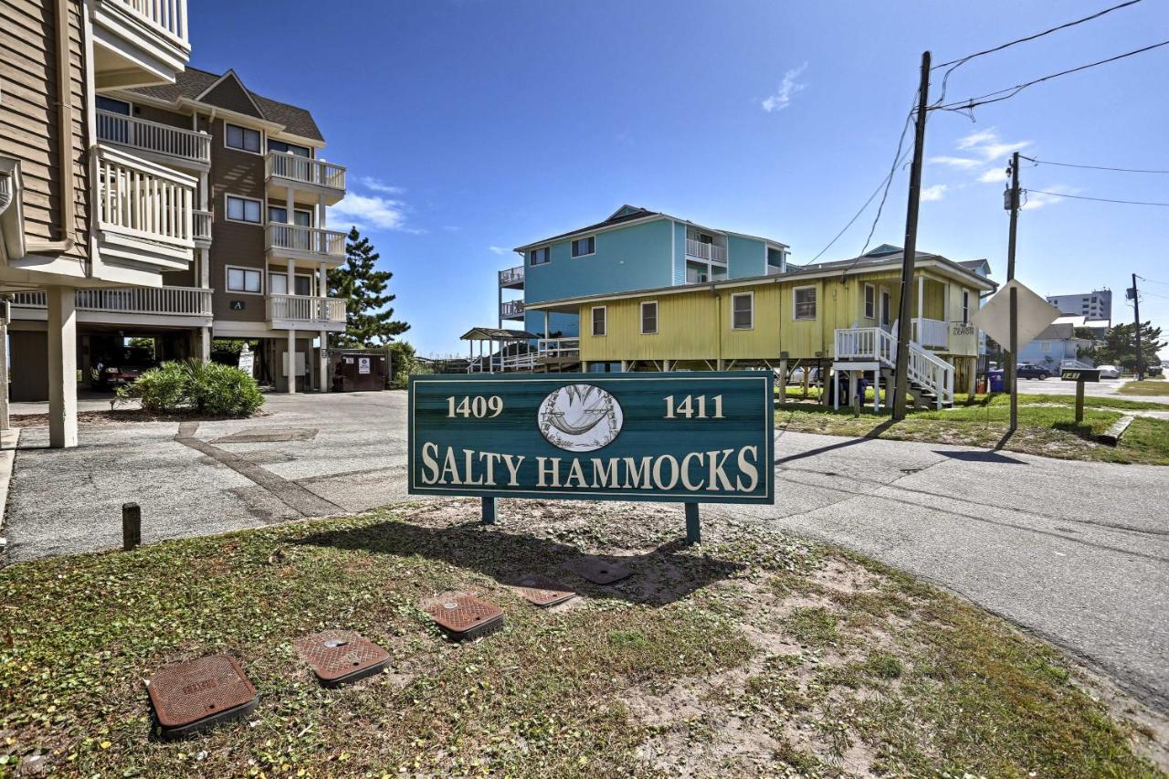 Ocean-View Condo With Deck, Steps To Carolina Beach! Exterior photo